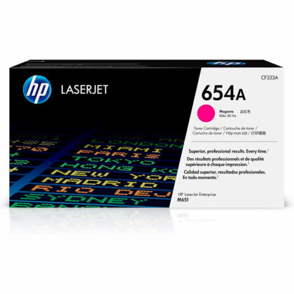 HP 654A Пурпурный картридж оригинальный для Hewlett Packard