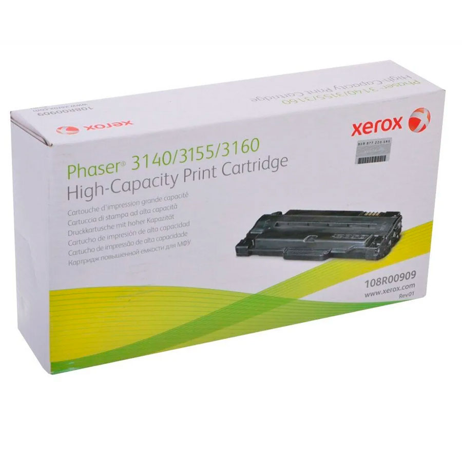 Xerox 108R00909 Картридж Оригинальный Повышенной Ёмкости, Чёрный (Black)